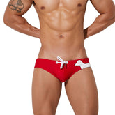 Low-Rise Dog Print Swim Briefs